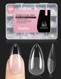 Beetles Soft Gel Nail Tips Short Almond 288pcs in 12 Sizes Etch-X