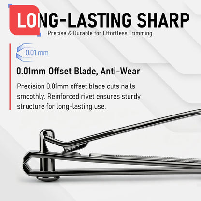 firiKer Nail Clippers with Nail File,Fingernail Clipper,Toe Nail Clippers