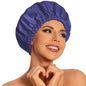 Edoneery Shower Caps for Women Reusable Waterproof, Shower Hair Cap