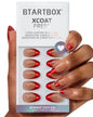 BTArtbox Press On Nails, Cream Puff, Short Almond, Ombre Off White, 32Ct