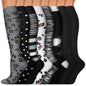 Copper Compression Socks 15-20 mmHg for Men & Women 8 Pairs – Circulation Support for Nurses, Travel, Running, Hiking, Soccer