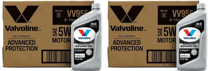 Valvoline Advanced Full Synthetic SAE 0W-20 Motor Oil 5 QT