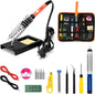 Soldering Iron, 60W 110V Adjustable Temperature Soldering Iron Pen, Portable Welding Tool, Fast Heating, for Electronic Repair, Jewelry, DIY