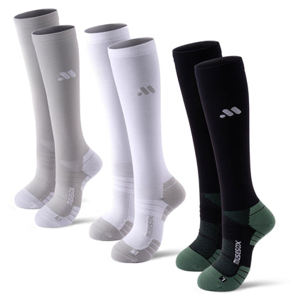 Compression Socks for Women and Men,15-20 mmHg Support(3 Pairs)