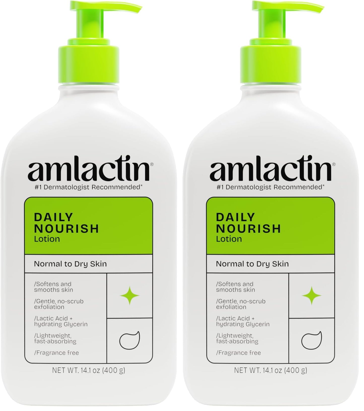 AmLactin Daily Nourish Body Lotion, 12% Lactic Acid, 14.1 oz