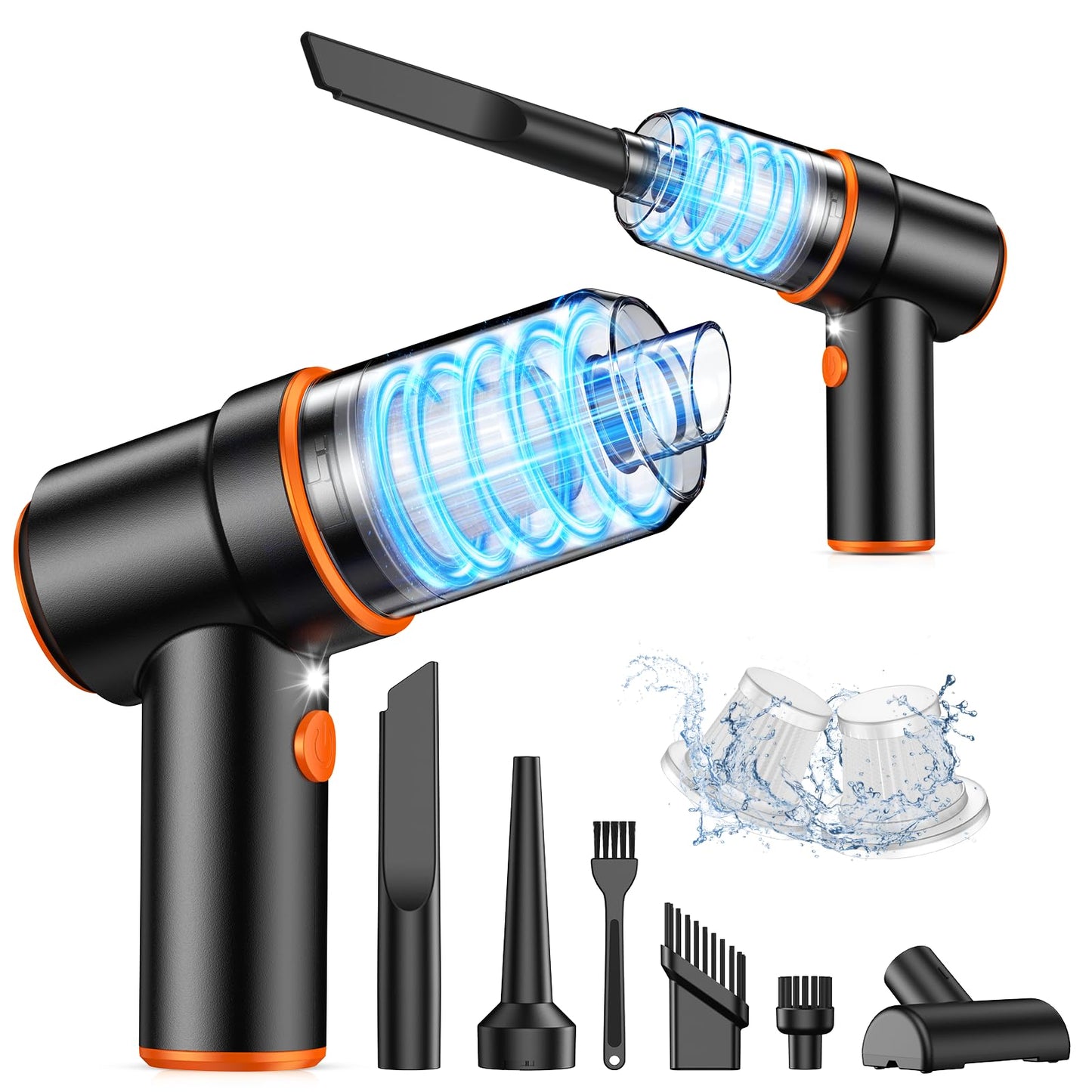 KMM Handheld Car Vacuum Cleaner, Hand Held Vacuum Cleaner and Air Duster