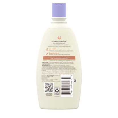 Aveeno Baby Calming Comfort Bath, Body & Hair Wash, Tear Free, 18 fl. oz