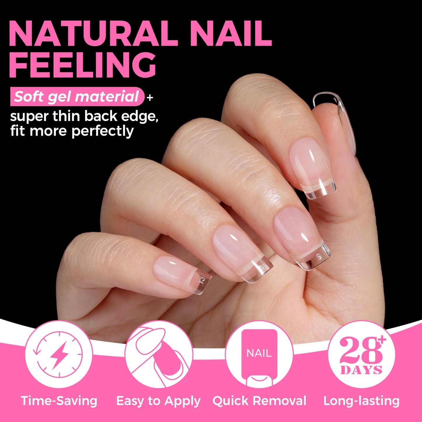UNA GELLA 15g Nail Glue for Press On Nails with 20ml Nail Glue Remover Kit