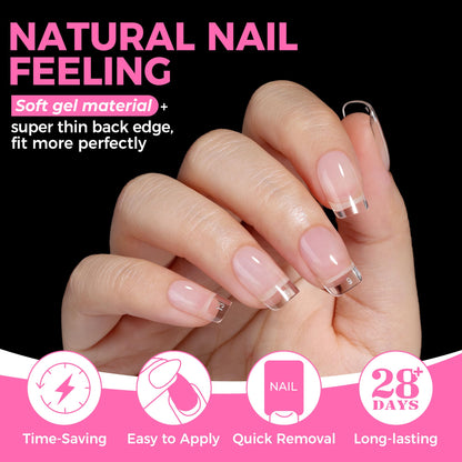 UNA GELLA 15g Nail Glue for Press On Nails with 20ml Nail Glue Remover Kit