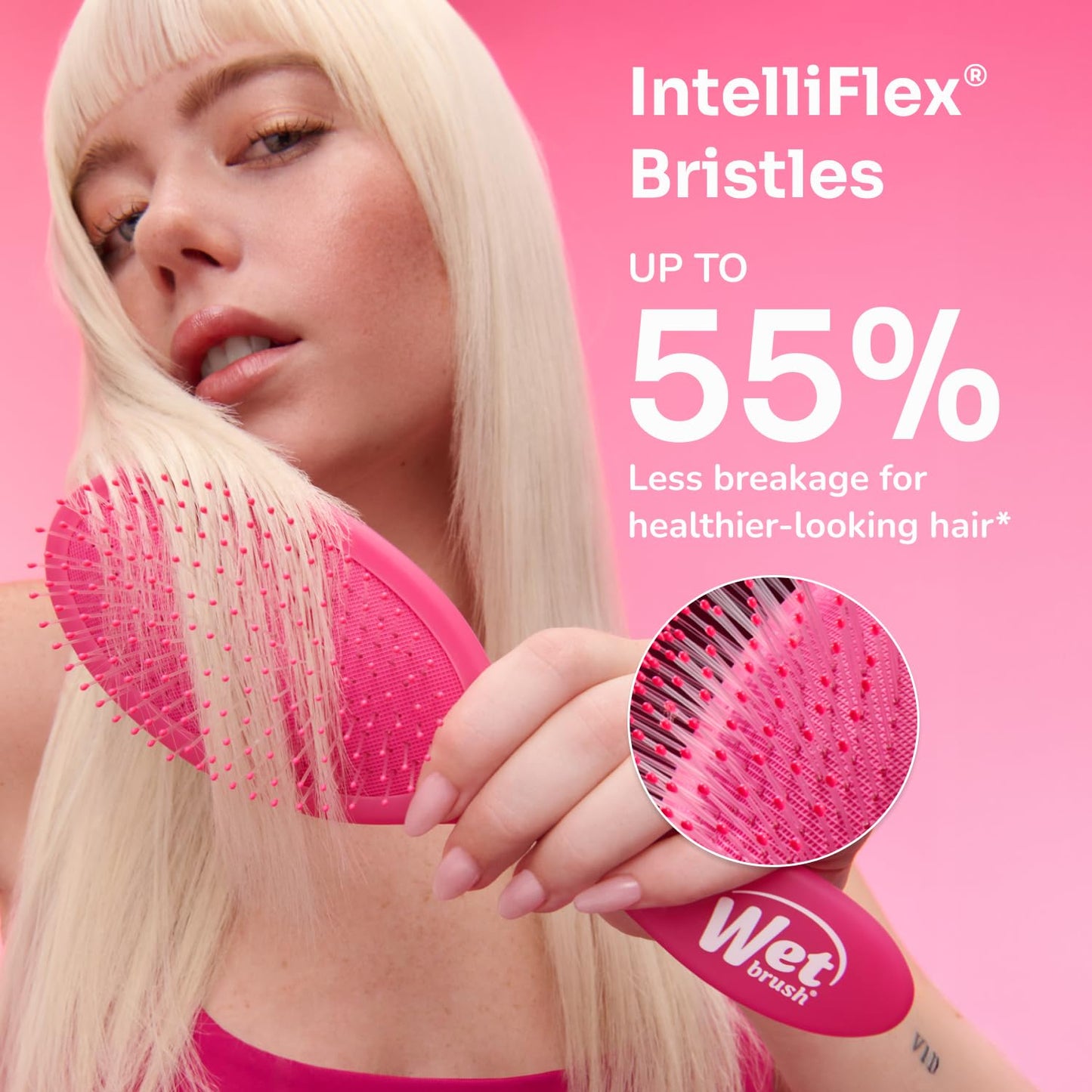 Wet Brush Original Detangler Hair Brush, Sky, For All Hair Textures