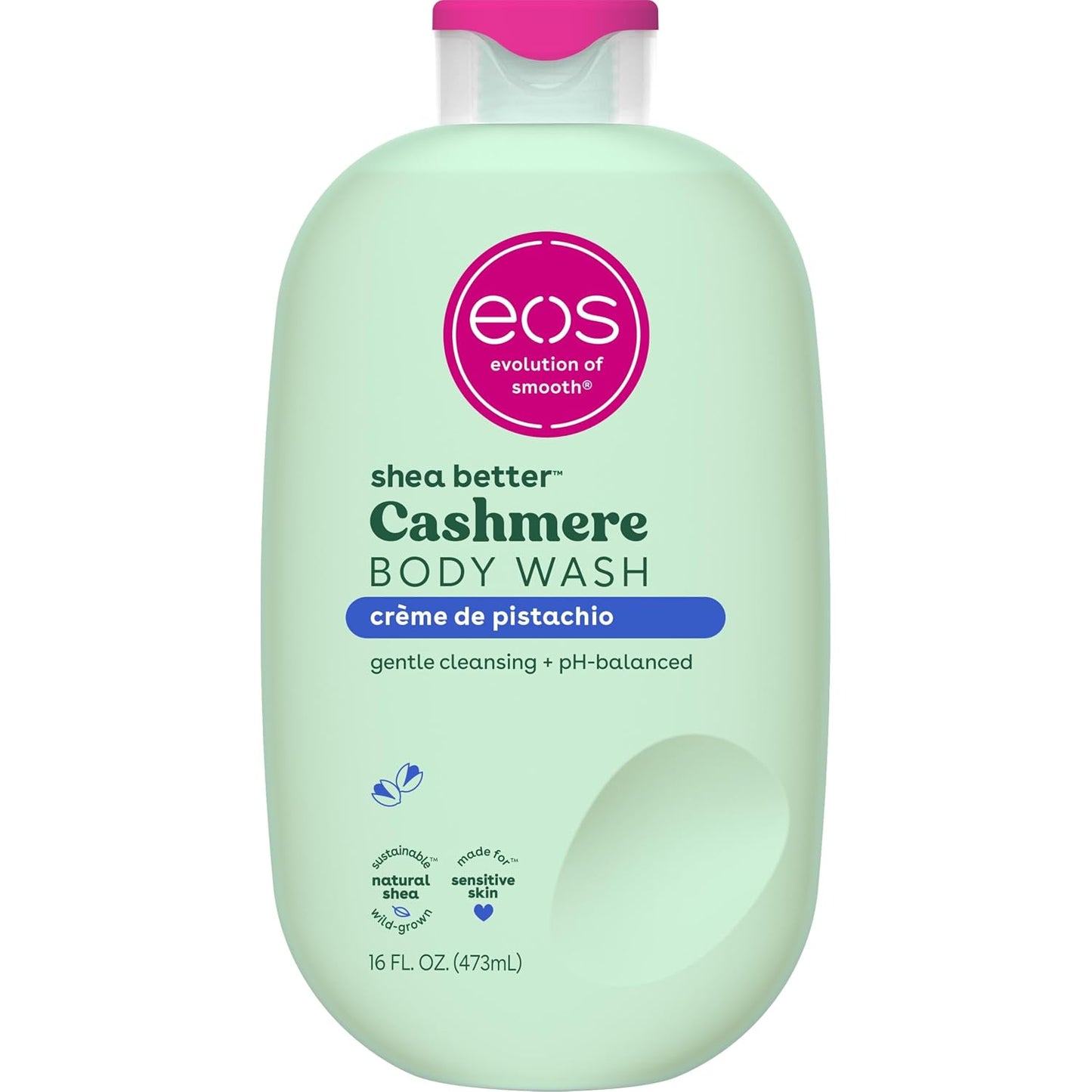 eos Cashmere Body Wash- Vanilla, Creamy Gel with Shea Butter, 16 fl oz