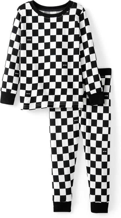 Little Sleepies Two-Piece Pajama Set, Viscose from Bamboo, Toddler Kids PJs