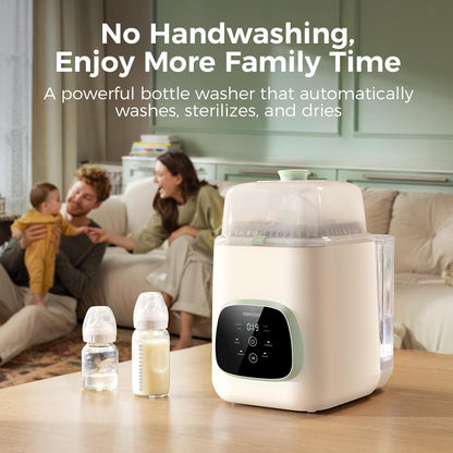 Momcozy KleanPal Pro All-in-One Bottle Washer, Sterilizer & Dryer - White