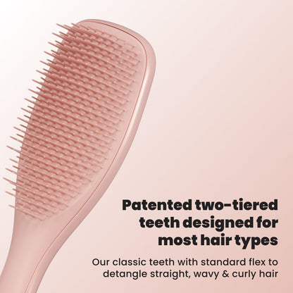 Tangle Teezer Ultimate Detangler Brush, Straight to Wavy, Liquorice Black