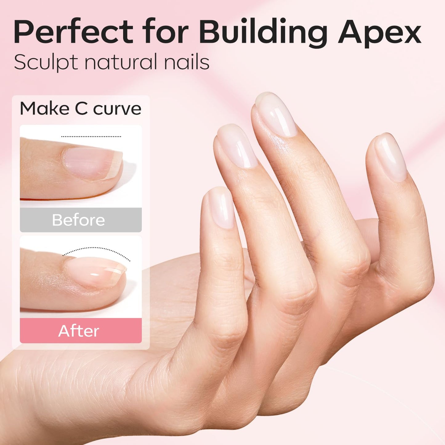 modelones Gel Top Base Coat Set 15ml 2026 Upgrade No Wipe Super Shine