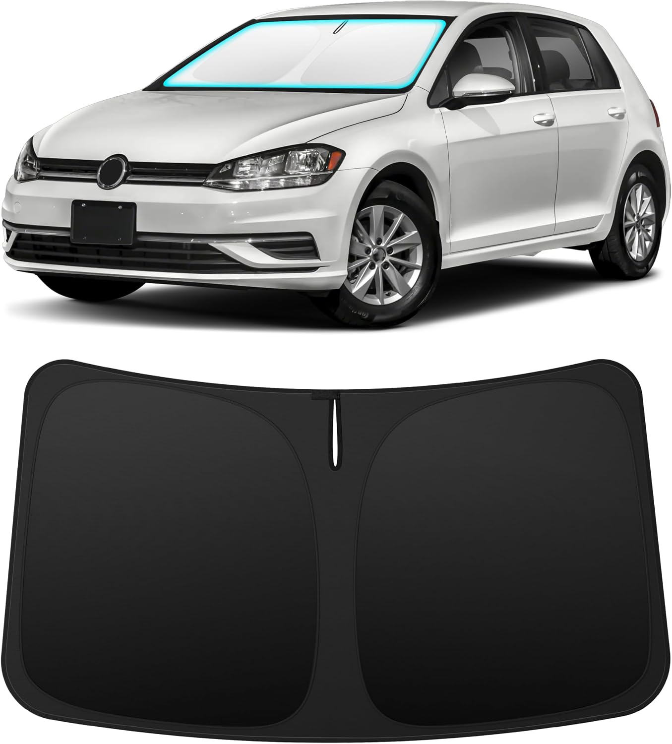 INSAUTO Custom Fit Windshield Sun Shade for Nissan Frontier 2005-2021