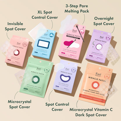Rael Miracle Invisible Spot Cover Hydrocolloid Acne Pimple Patches (96 Ct)