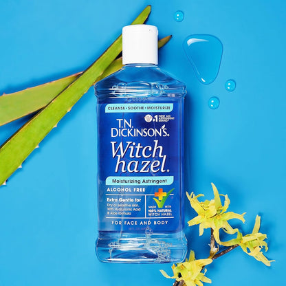T.N. Dickinson's Witch Hazel Moisturizing Astringent | Alcohol Free | 16 Oz