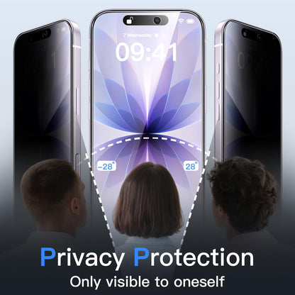 JETech Privacy Screen Protector for iPhone 17 Pro Max, 2-Pack
