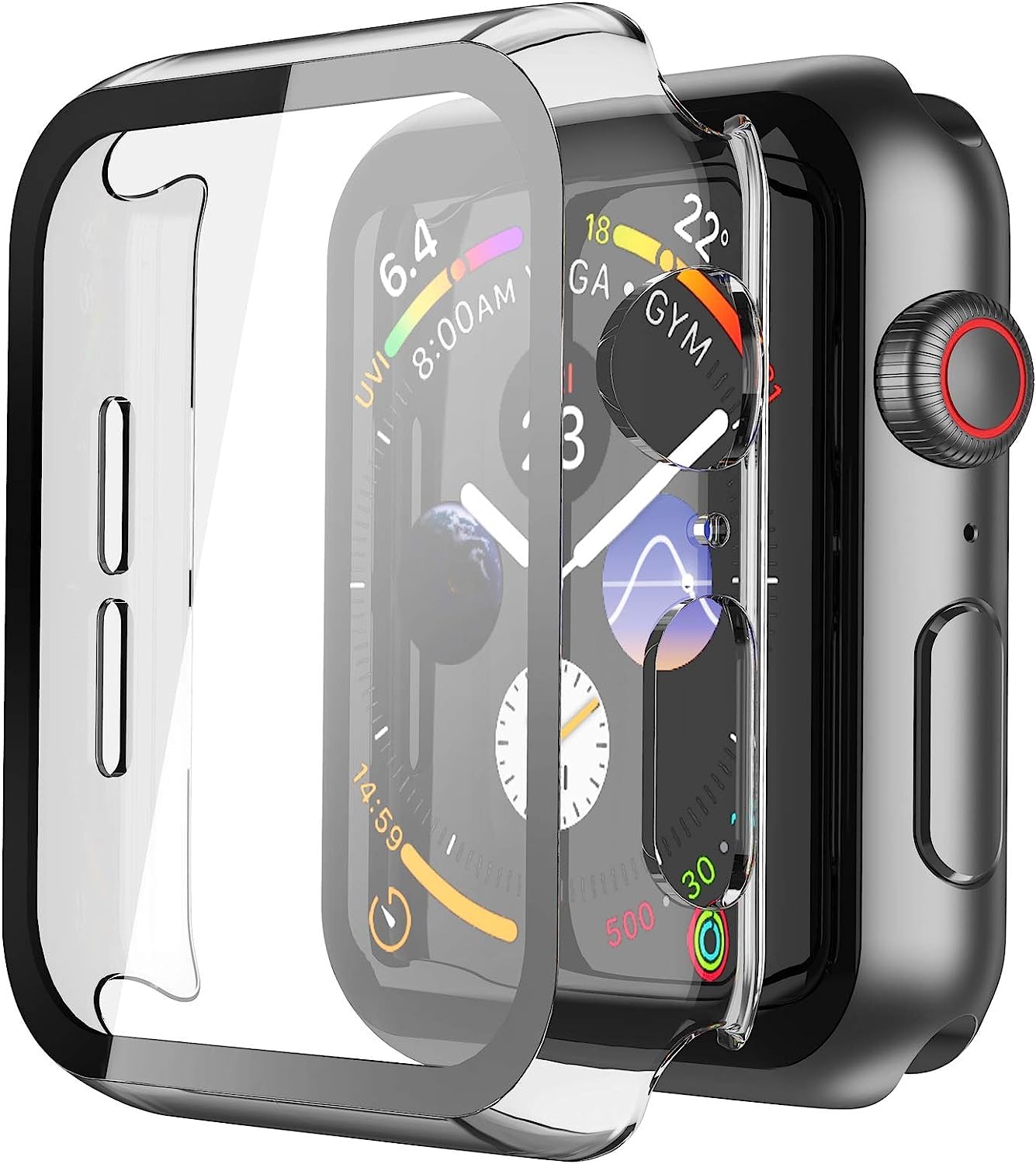 Misxi Case with Screen Protector for 46mm Apple Watch Series 11/10