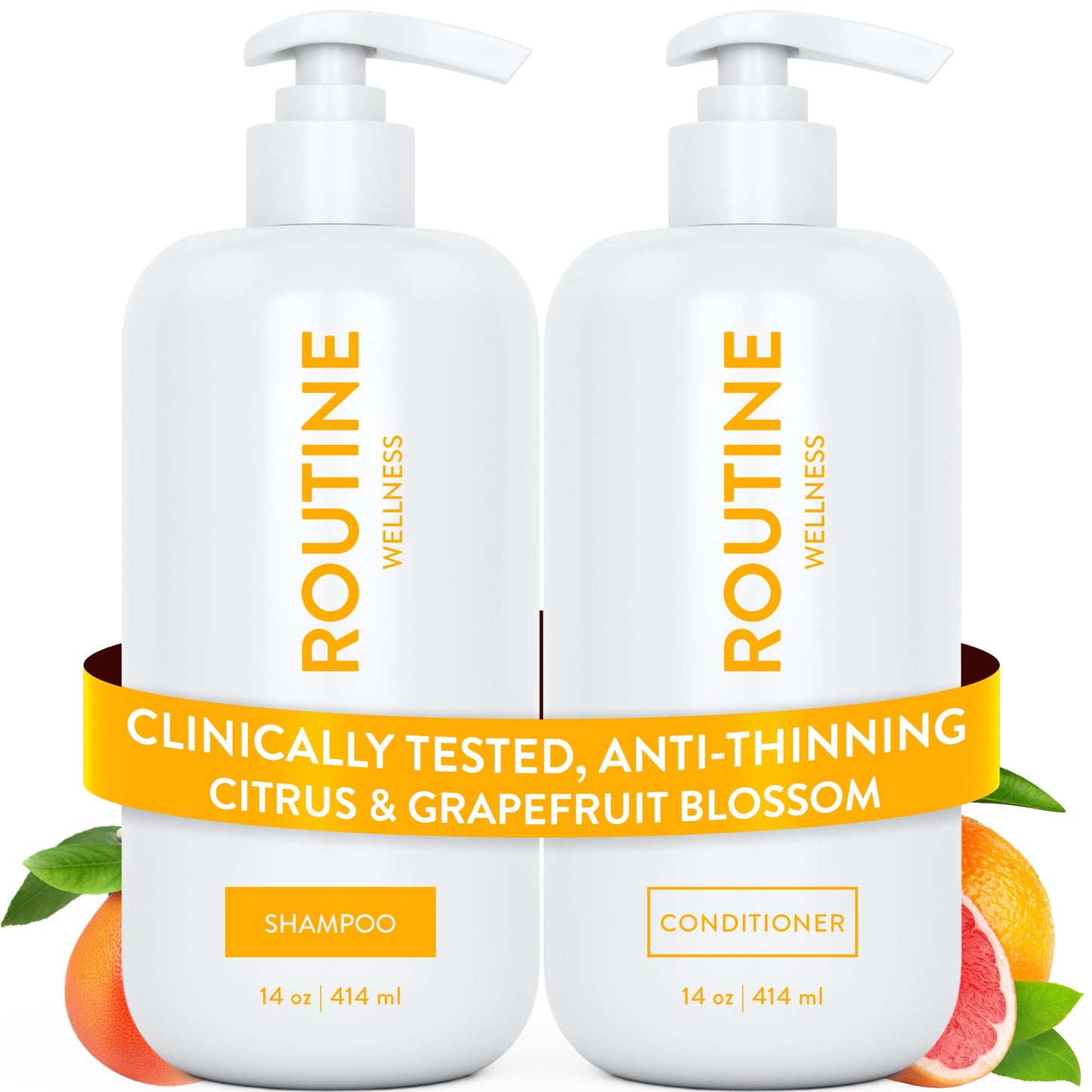 Routine Wellness Shampoo & Conditioner Set - Jasmine & Orange Blossom