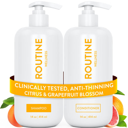 Routine Wellness Shampoo & Conditioner Set - Jasmine & Orange Blossom