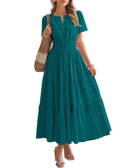 BTFBM Womens Summer 2026 Casual Maxi Dresses