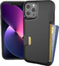 Smartish® iPhone 13 Wallet Case - Wallet Slayer Vol. 1 [Slim + Protective] Credit Card Holder - Drop Tested Hidden Credit Card Slot Cover for Apple iPhone 13 - Black Tie Affair
