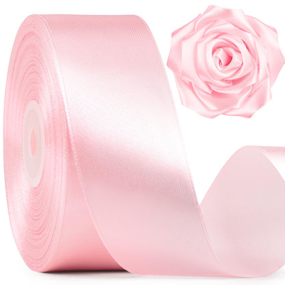 Mauproy Dusty Rose Satin Ribbon, 1-1/2 Inch, 50 Yards