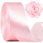 Mauproy Dusty Rose Satin Ribbon, 1-1/2 Inch, 50 Yards