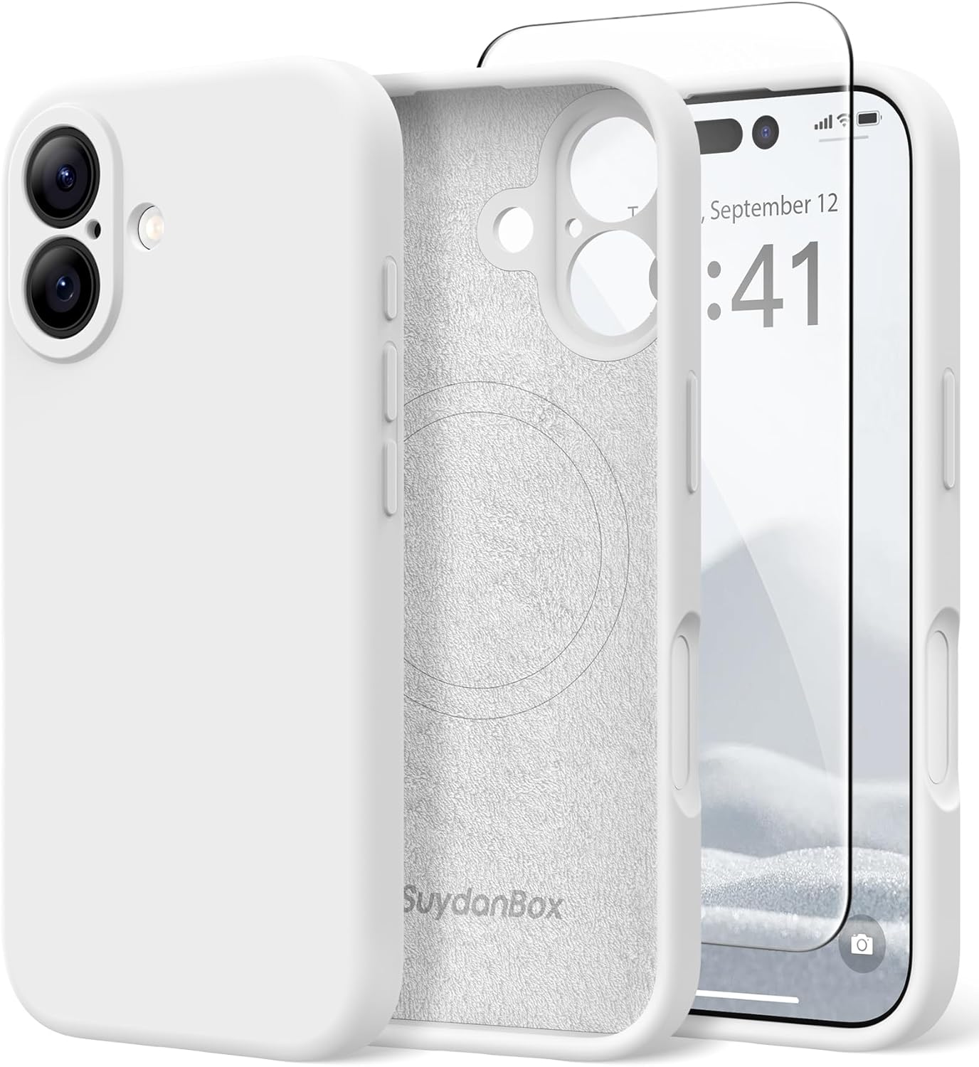 Magnetic for iPhone 17 Case Silicone Matcha