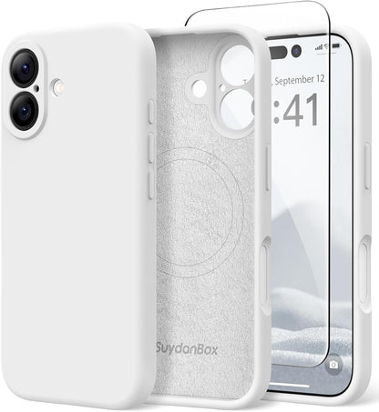 Magnetic for iPhone 17 Case Silicone Matcha