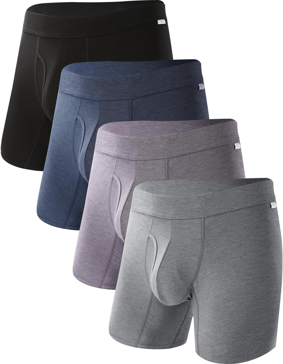 BAMBOO COOL Ultra Soft & breathable Mens Underwear Boxer Briefs Pack