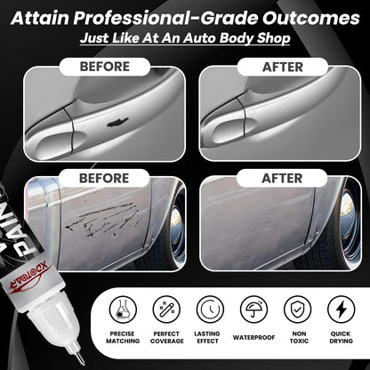 Matte Black Touch Up Paint for Cars, Universal and Color Accurate Automotive Scratch Repair Pen, Lasting Auto Scratch Remover, Quick Drying, Weather Resistant, Easy to Use, Versatile Use