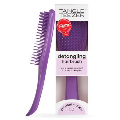 Tangle Teezer Ultimate Detangler Brush, Straight to Wavy, Liquorice Black