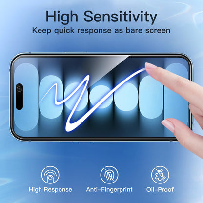 JETech Privacy Screen Protector for iPhone 17 Pro Max, 2-Pack
