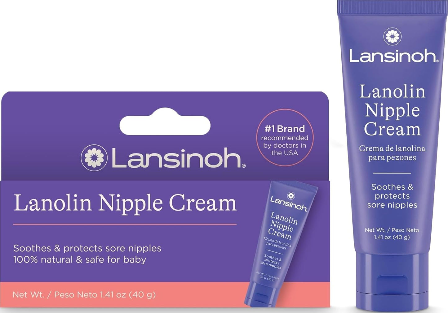 Lansinoh Lanolin Nipple Cream, 1.41 Ounces