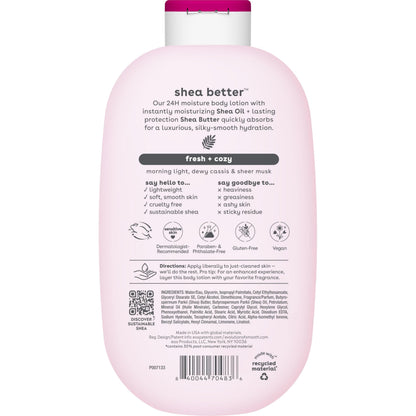 eos Shea Better Body Lotion- Vanilla Cashmere, 24-Hour Moisture, 16 fl oz