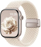 Braided Stretchy Magnetic Band Compatible with Apple Watch Bands Women Men