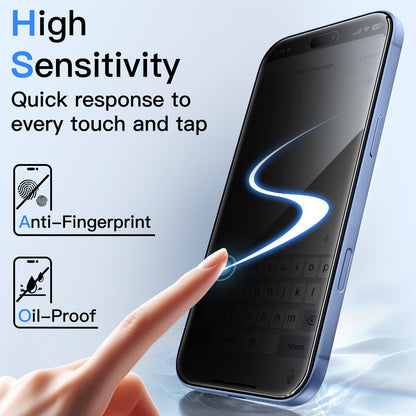 JETech Privacy Screen Protector for iPhone 17 Pro Max, 2-Pack