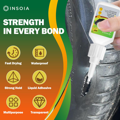 INSOIA Super Medium CA Glue, 20g, Strong Bond, with Precision Tips