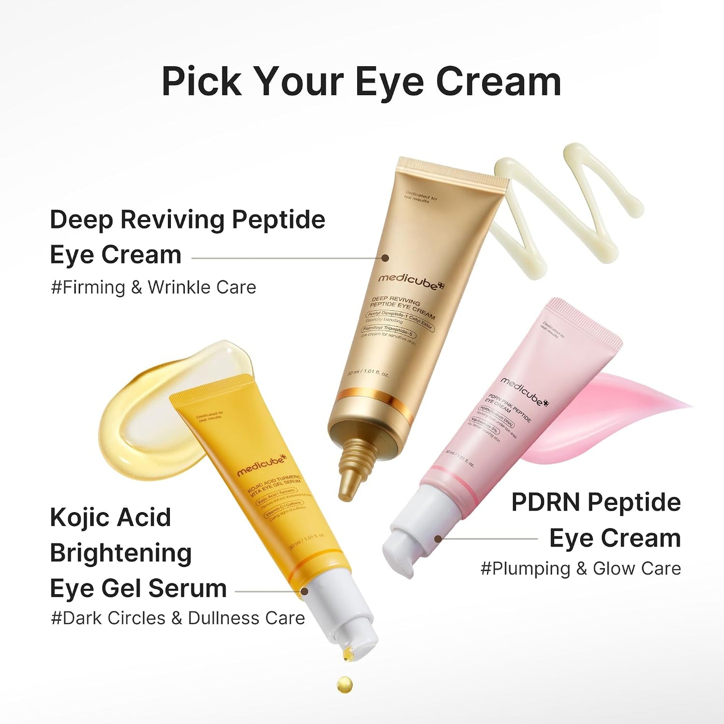 medicube Eye Serum with Salmon DNA PDRN & Pink Peptides