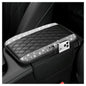 Stacool Upgraded Car Center Console Cover,Microfiber Leather Car Armrest Cover Cushion with 2 Storage Bags,Universal Car Armrest Storage Box (Black)