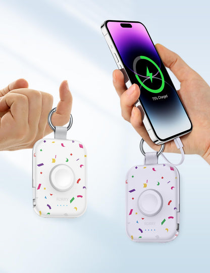 RORRY CharmGo Portable Charger, 5000mAh Portable Charger Power Bank