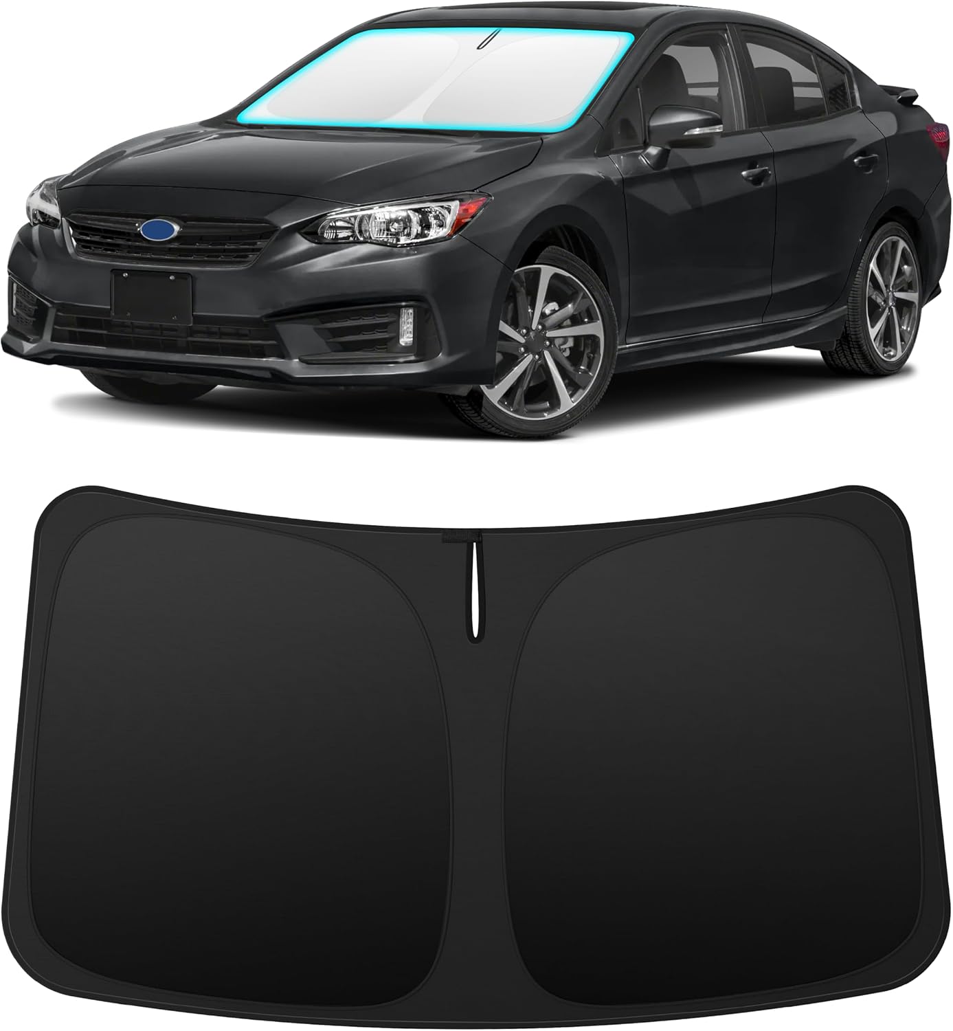INSAUTO Custom Fit Windshield Sun Shade for Nissan Frontier 2005-2021