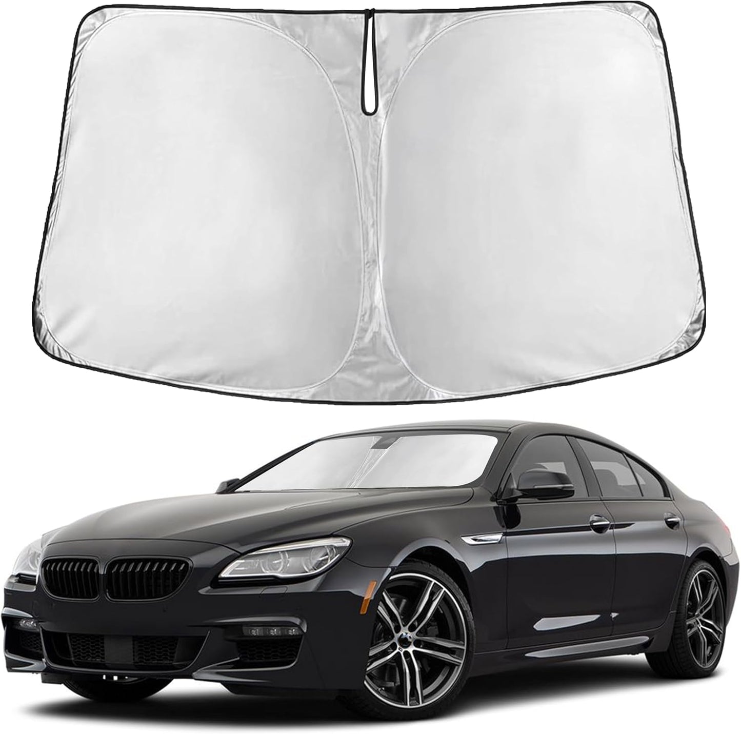 Econour Car Windshield Sun Shade, Front Window Sun Blocker for SUVs,Sedan