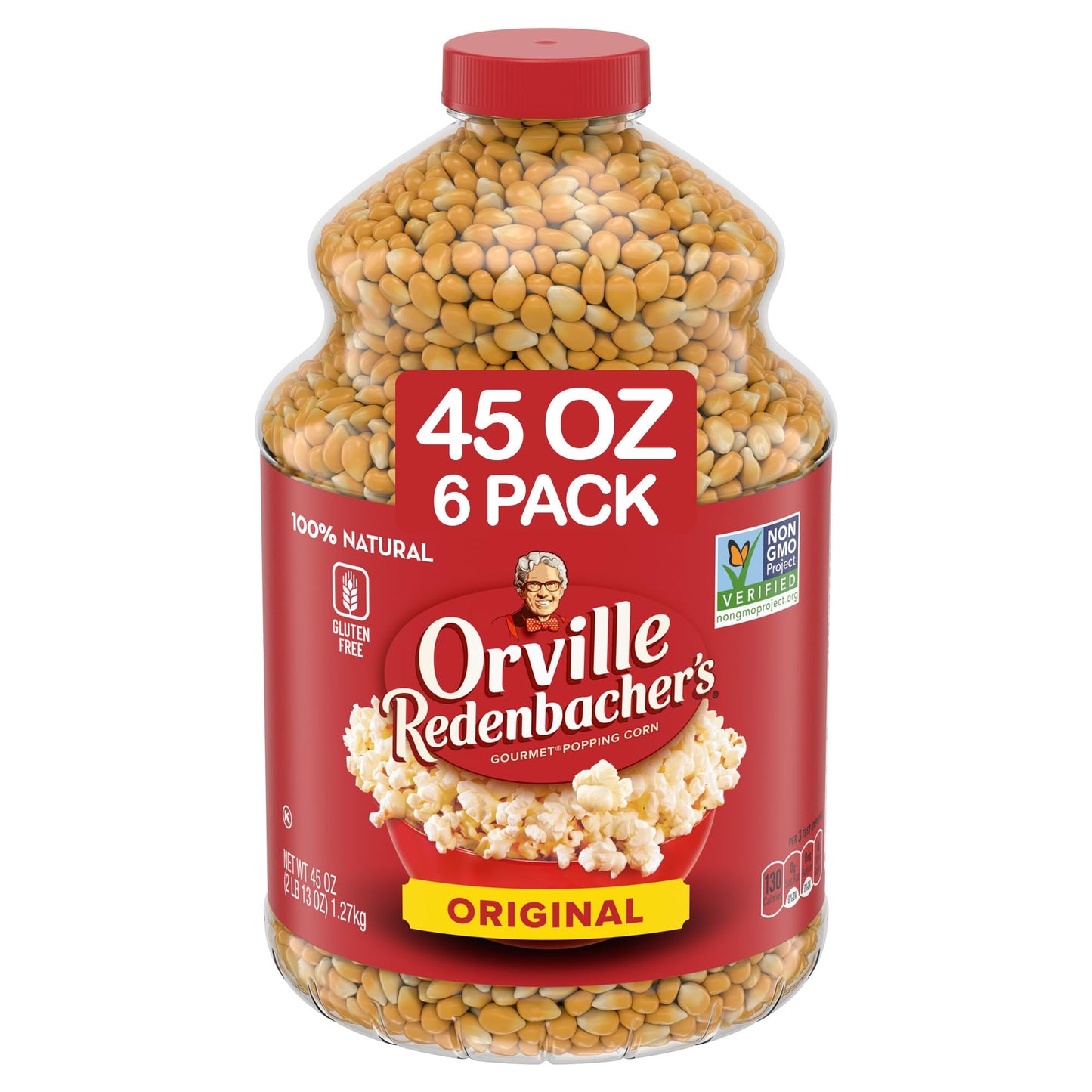 Orville Redenbacher's Gourmet Popcorn Kernels, Original Yellow, 8 lb.