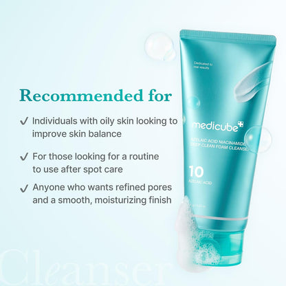 medicube Facial Cleanser Turmeric Capsule Foam Cleanser