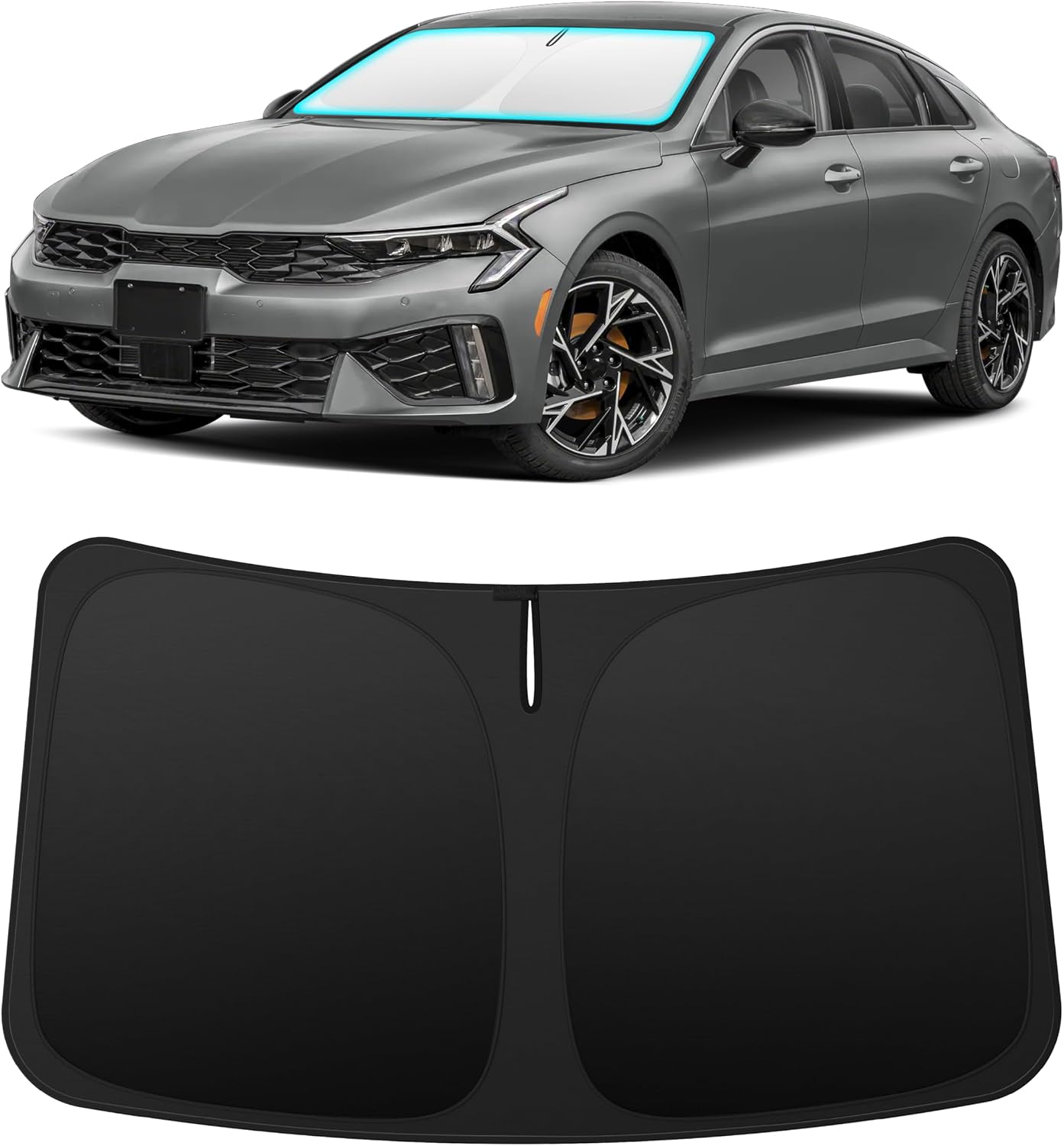 INSAUTO Custom Fit Windshield Sun Shade for Nissan Frontier 2005-2021