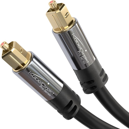 KabelDirekt TOSLINK – Optical Audio Cable – 1.5ft – Soundbar